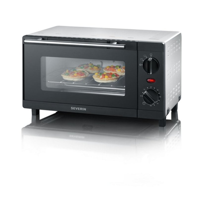 Horno électrique Severin TO 2052 9 L Noir compacto temporizador grill