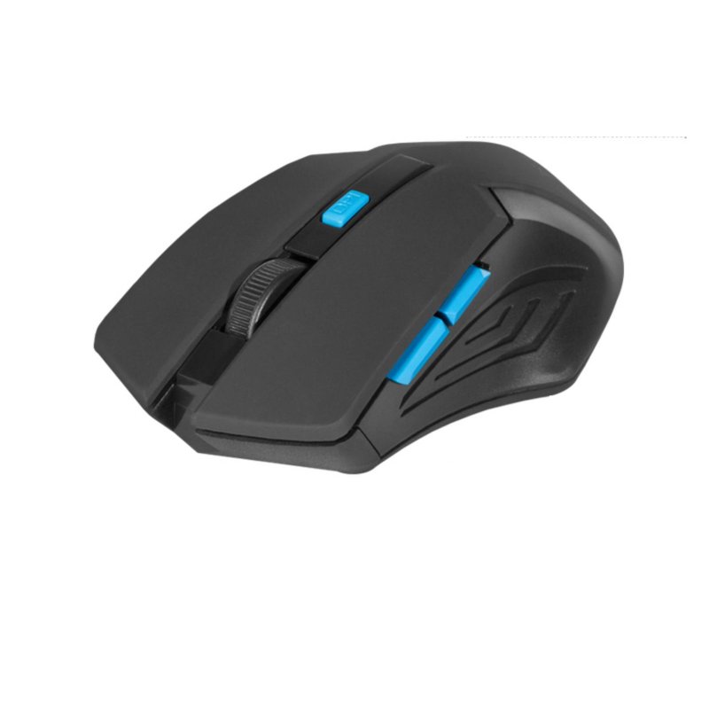 Ratón Inalámbrico Ergonómico 1600 DPI Azul – Cómodo Para Oficina Y Gaming, Conexión Estable, Diseño Cómodo
