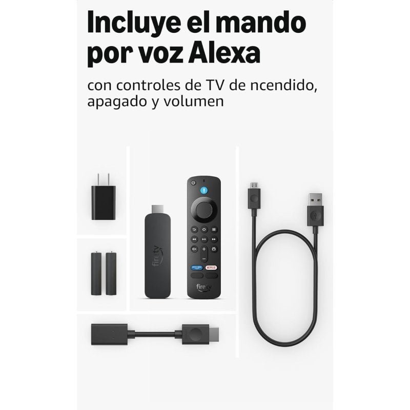 Reproductor Amazon Fire TV Stick 4K Plus Quad-Core Wi-Fi 6 Alexa