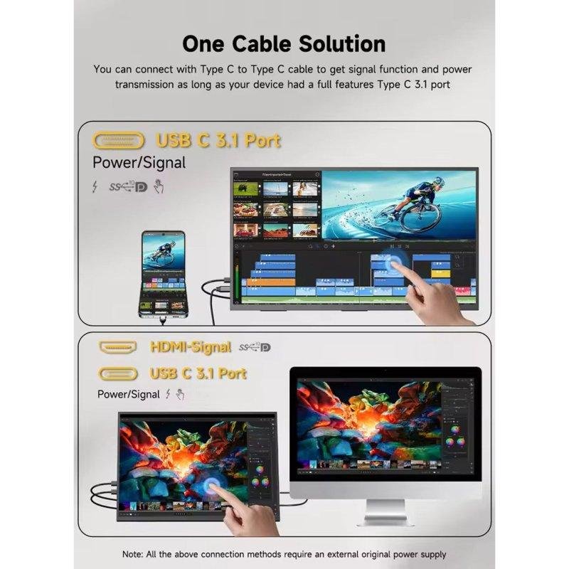UPERFECT 23.8 Inch 120Hz QLED Draagbare Gaming UPERFECT 23.8 Inch 120Hz QLED Draagbare Gaming