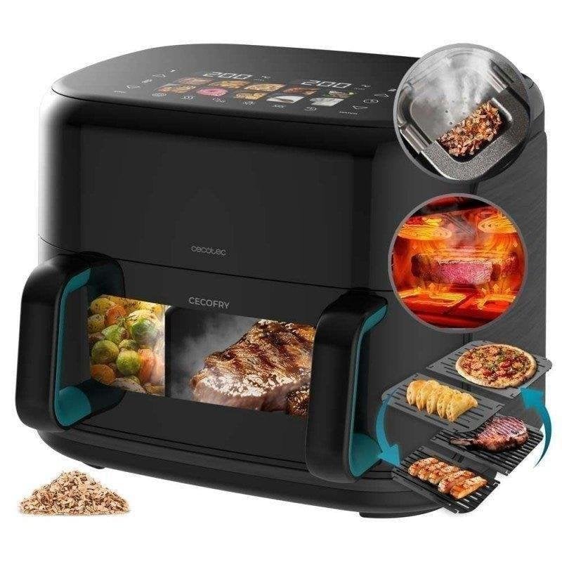 Friteuse D'Air Chaud Cecotec Cecofry&Grill Smokin'Prime 11000 – 11 L, 2800 W