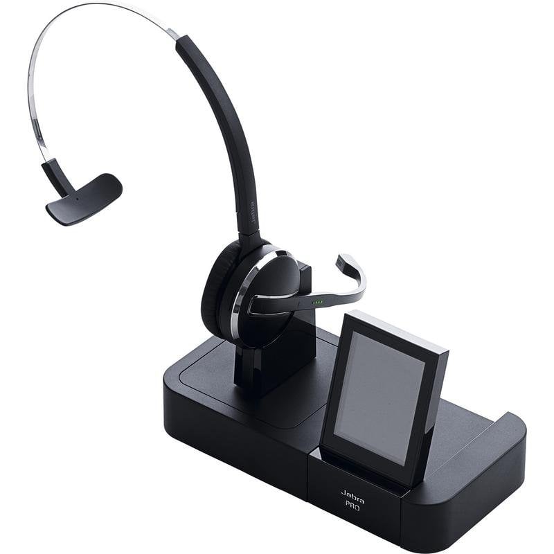 Écouteurs Jabra Pro 9460 Mono Sans fil Bluetooth DECT para Escritório com Cancelamento de Ruído Pretos