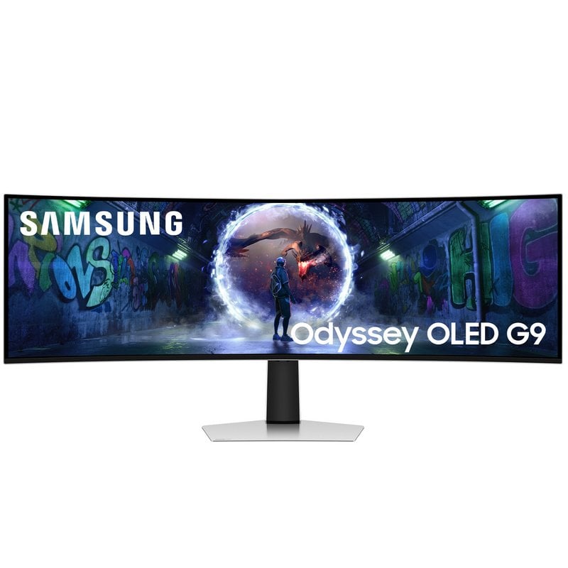 Samsung 49 INCH ODYSSEY OLED G9 G93SD DQHD 240HZ GAMING MONITOR 49" Dual QHD 0,03 ms Argent - Image 4