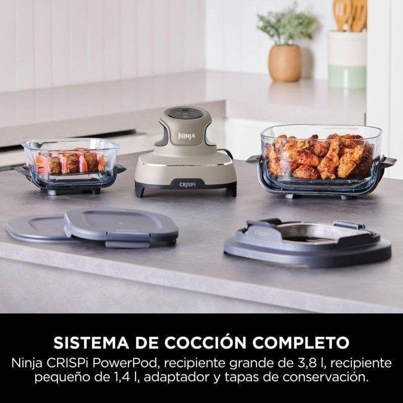 Ninja Friggitrice Ad Aria Fn101eust Vetro 3,8L 1700W Portatile 4 Funzioni
