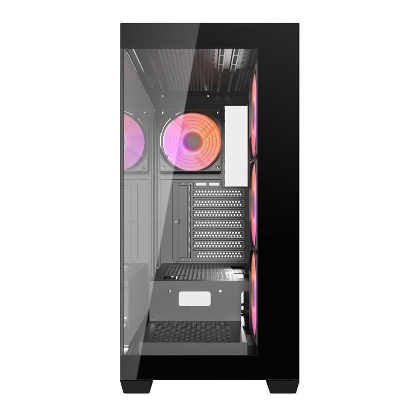 DarkFlash Pollux - Carcasa Para Computadora De Computadora ATX De Media