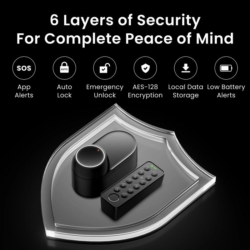 Cerradura inteligente SwitchBot Lock Ultra Bluetooth y WiFi Acceso