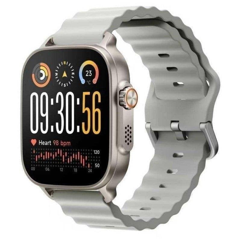Realme Watch 5 Bluetooth GPS NFC 44mm AMOLED Argent Étanche IP68 SpO2 Pulsomètre