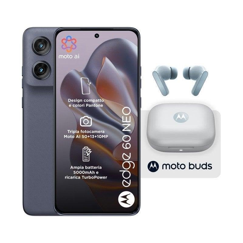 Motorola Edge 60 Neo 5G 8GB 256GB 6.36" Grau + Moto Buds