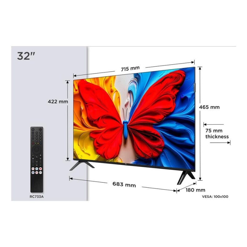 TCL 32インチ FHD QLED テレビ 325K TV TCL QLED 32S59K 32