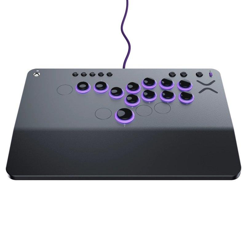 Fightstick PDP Victrix Pro KO Leverless 16 Botones RGB Gris USB