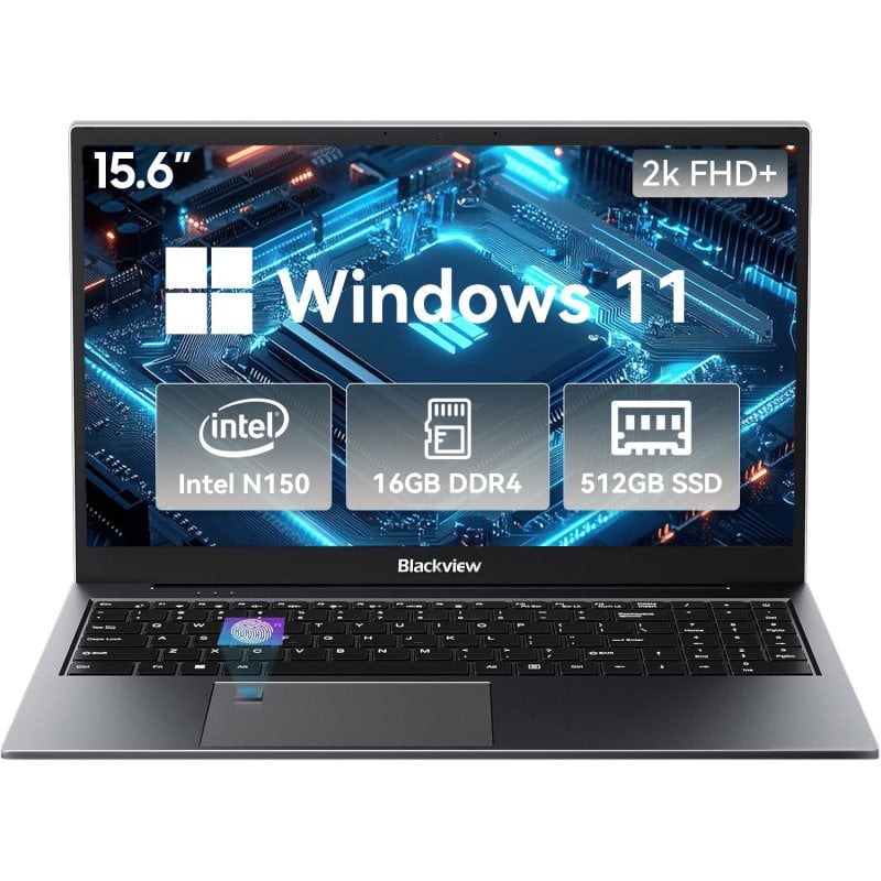 Portátil Blackview Acebook 8 15.6" Intel Core N150 16GB 512GB SSD Intel UHD Windows 11 Portátil Blackview Acebook 8 15.6" Intel Core N150 16GB 512GB SSD Intel UHD Windows 11