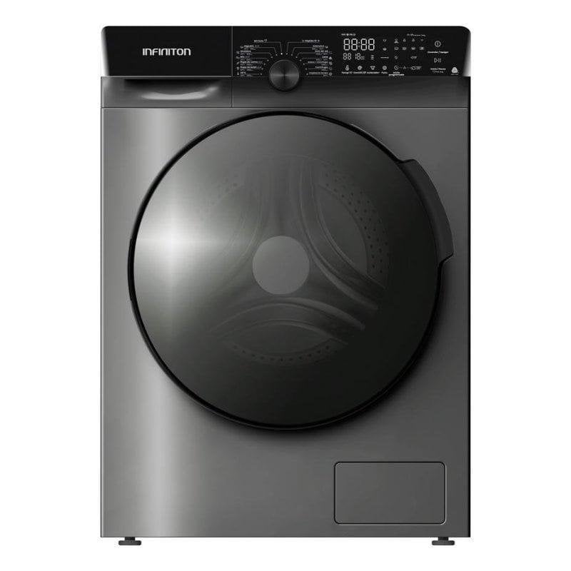 Lavadora Infiniton WM-G124ADX Carga Frontal 12 kg 1400 rpm A Negra Inverter Vapor