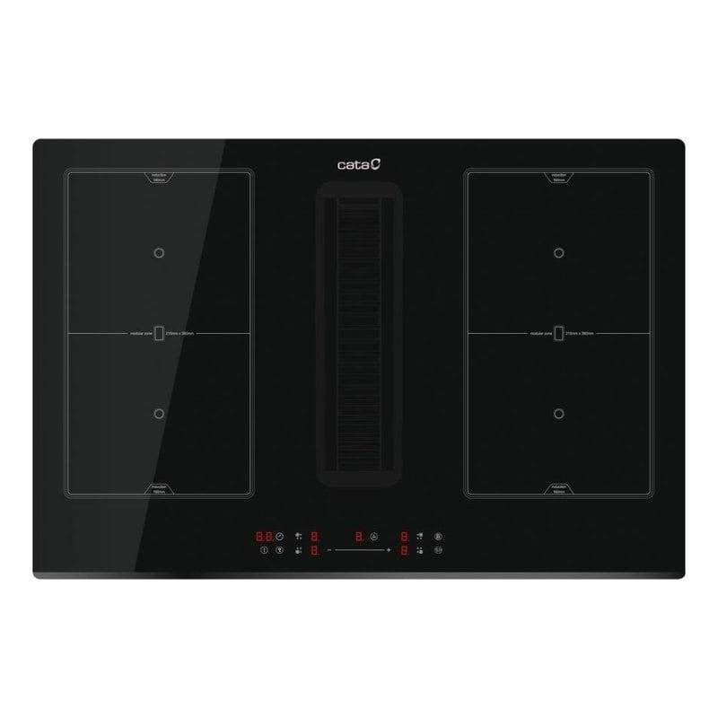 Placa de inducción Cata IAS 7024 77 cm Negra Vidrio 4 zonas