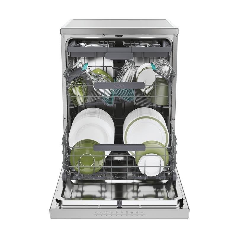 Lave-Vaisselle Candy RapidÓ CNF 4A4S3PSX – 14 Couverts, Classe B, Wi-Fi