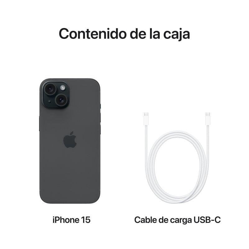 Apple iPhone 15 Schwarz 128 GB Dual-Kamera Wiederaufbereitet