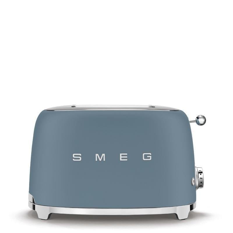 Grille-pain Smeg TSF01SBMEU 2 fentes larges 950 W 6 niveaux Décongélation Storm Blue