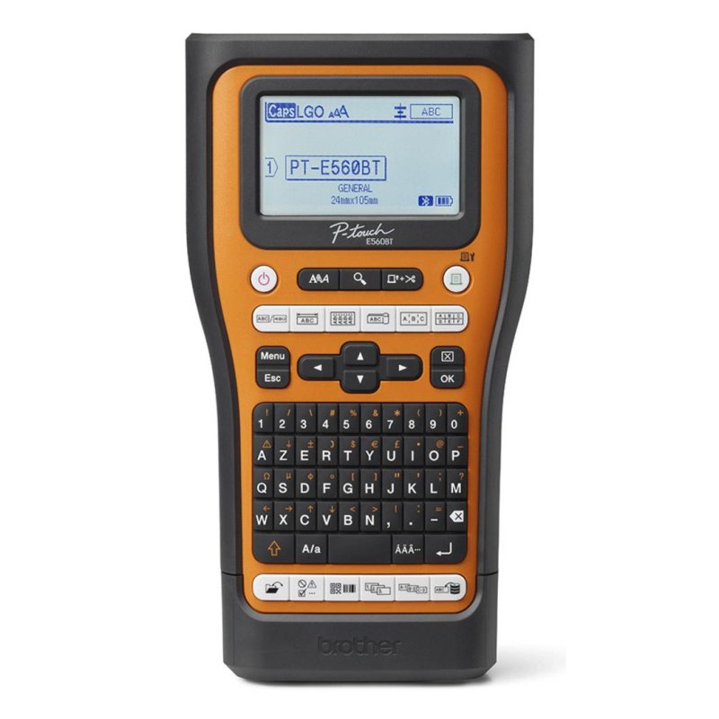 Etikettendrucker Thermotransfer Bluetooth USB Brother PT-E560BTVP QWERTZ LCD Etikettendrucker Thermotransfer Bluetooth USB Brother PT-E560BTVP QWERTZ LCD