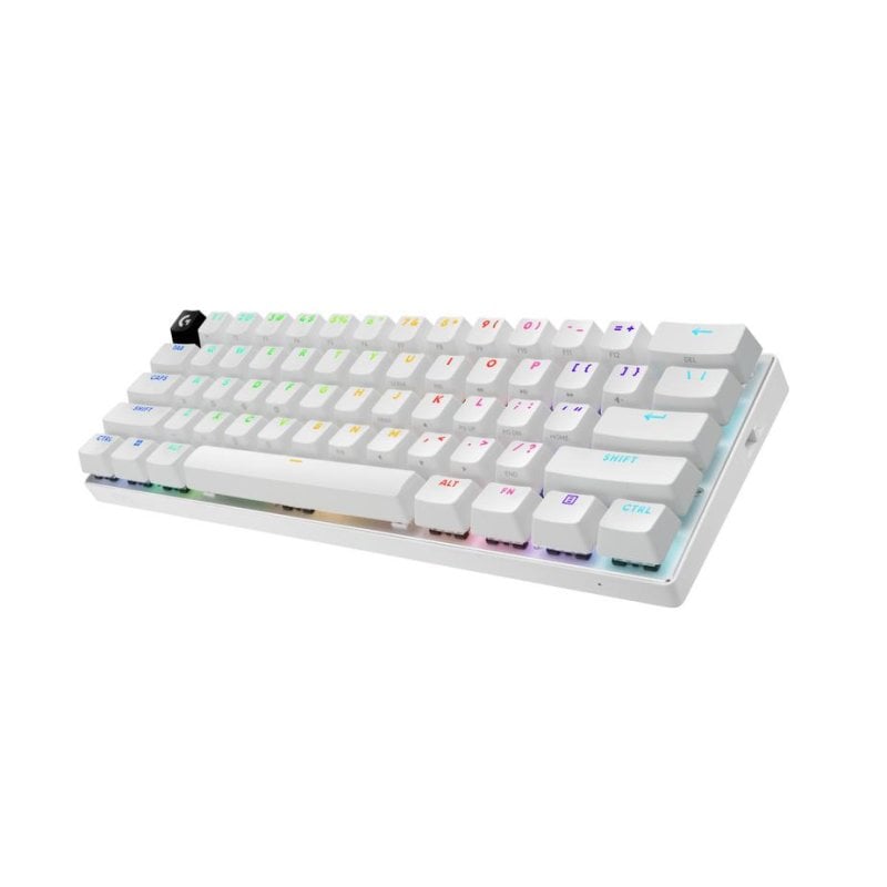 Clavier mécanique Logitech G PRO X 60 AZERTY FR rétroéclairé compact blanc