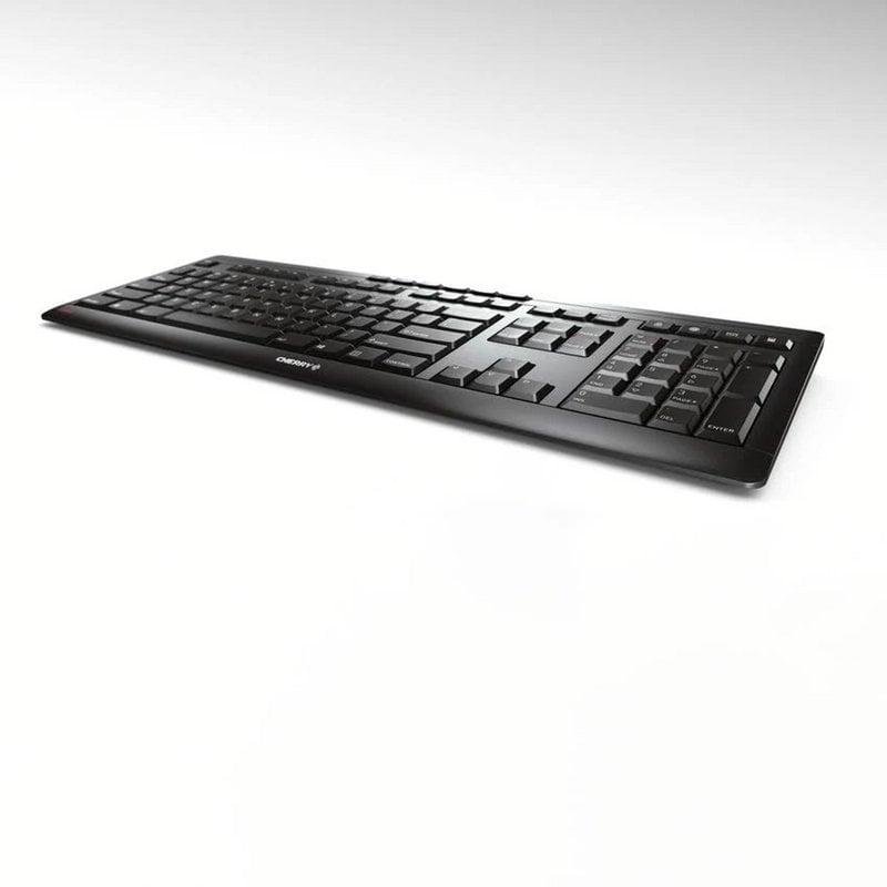 Clavier Cherry Stream Wireless SX AZERTY Français Sans Fil USB Noir