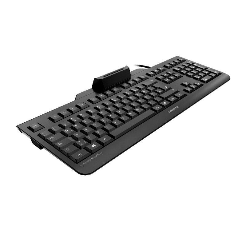 CHERRY SECURE BOARD 1.0 Clavier filaire lecteur cartes à puce USB AZERTY FR Neuf - vue 4