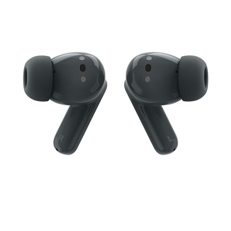 Auriculares Motorola Moto Buds Bass inalámbricos Bluetooth con Cancelación Activa de Ruido y triple micrófono, negros