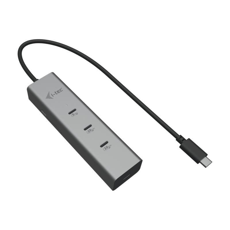 Hub I-Tec 5 ports 10 Gbps modèle Metal USB-C charge rapide vidéo 8K