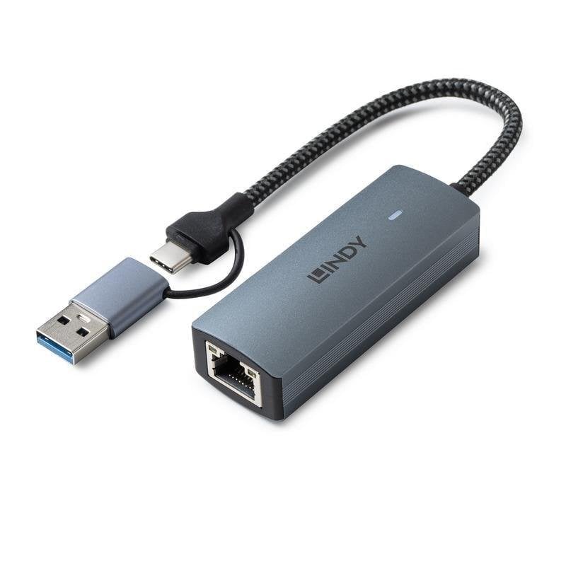 Convertisseur Ethernet Lindy USB 3.2 Gen 1 vers 5G 43415