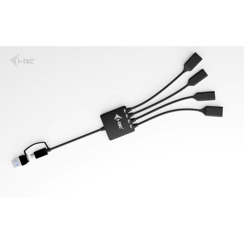 i-tec USB-C/USB-A Cable HUB 4 port (2x USB-C, 2x USB-A) - Image 2