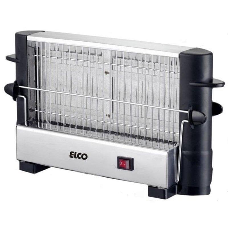 Elco PT-1082 broodrooster 4 sneetjes 1 lange sleuf 750 W zwart rvs