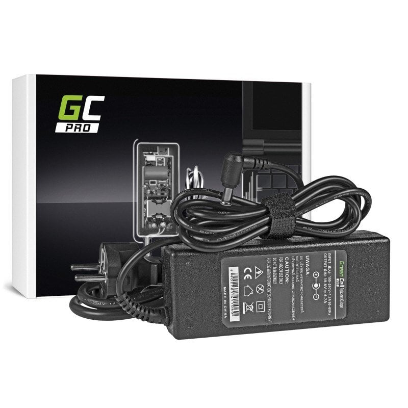 Adaptador/inversor De Corriente Green Cell Ad31p Para Interior, 90 W, Color Negro