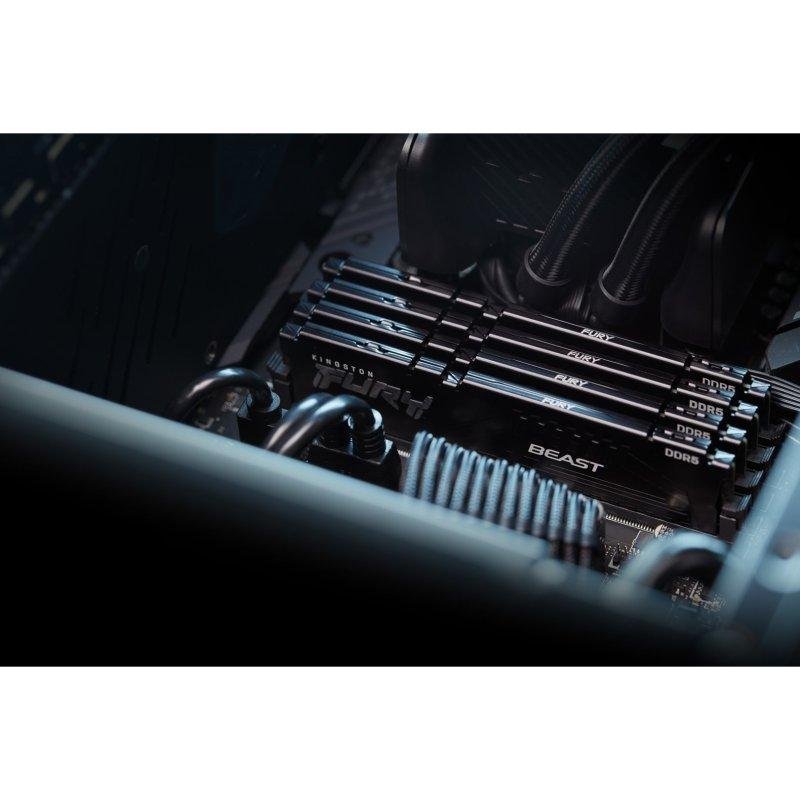 Kingston FURY Beast DDR5-5600 - 128GB - CL36 - Dual Channel (2 pcs) - AMD EXPO & Intel XMP - Schwarz - Image 3