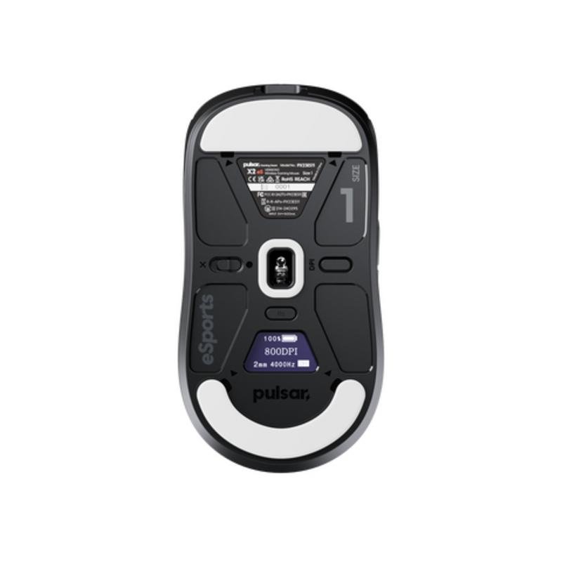 Pulsar X2 v3 eS Mini Wireless - Gaming Mus - Optisk - 5 knapper - Sort (Kabelgebunden, Kabellos), Maus, Schwarz - Image 4