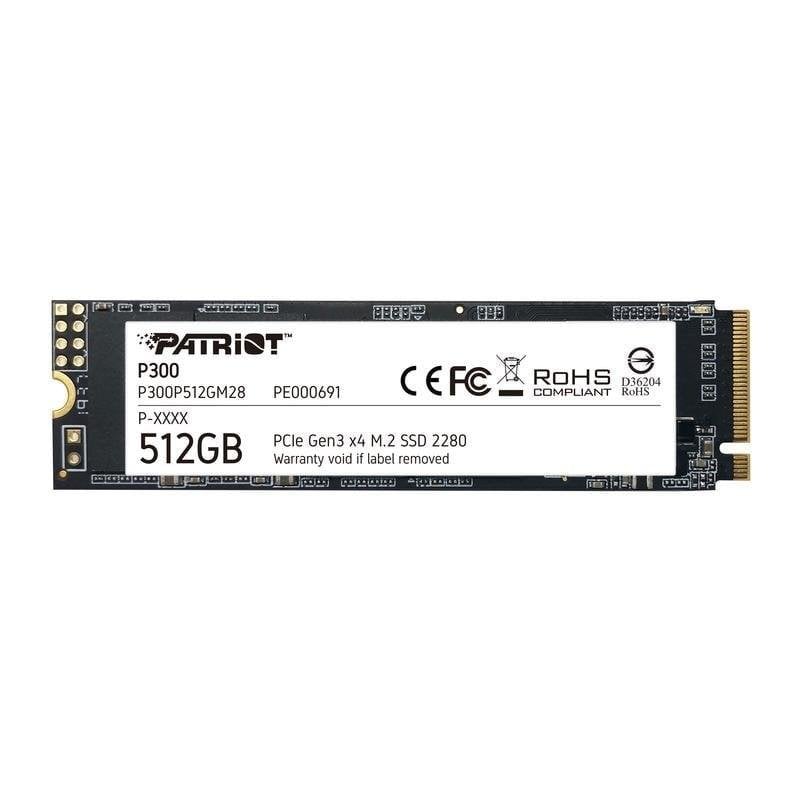 Disque Dur Patriot P300 512GB M.2 NVMe PCIe 1700MB/s Haute Performance