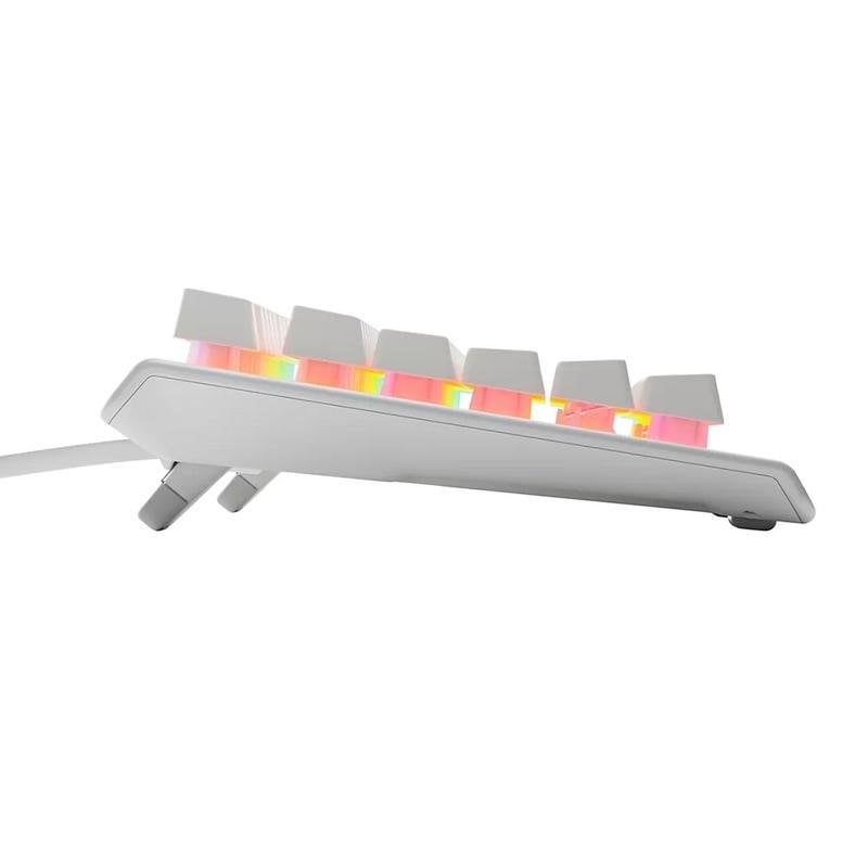Clavier SteelSeries Apex 3 TKL membrane blanc ISO FR AZERTY repose-poignets magnétique