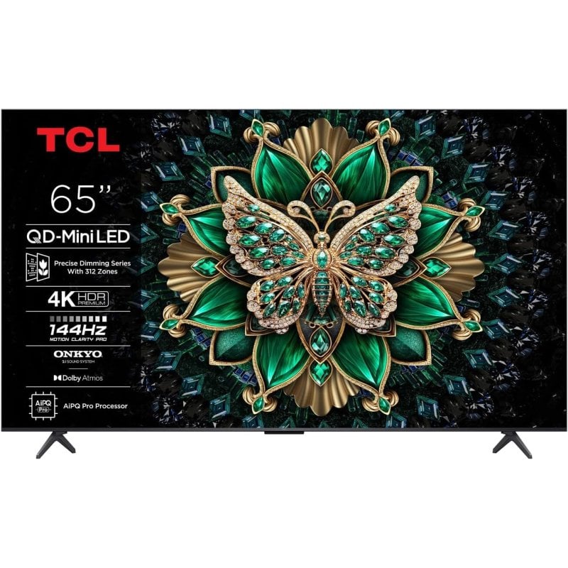 TV TCL QD Mini LED C69KS 65" 4K UltraHD 120Hz Smart TV Google TV Dolby Vision