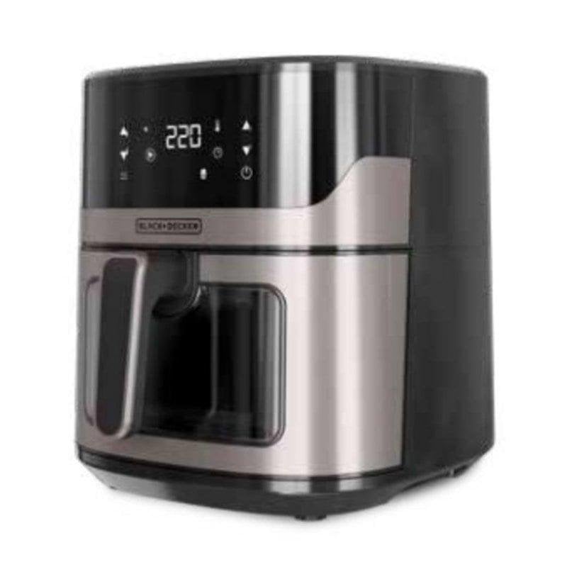 Black & Decker Argento/Nero Friggitrice Black+Decker Bxaf6500e, Friggitrice, - Immagine 3