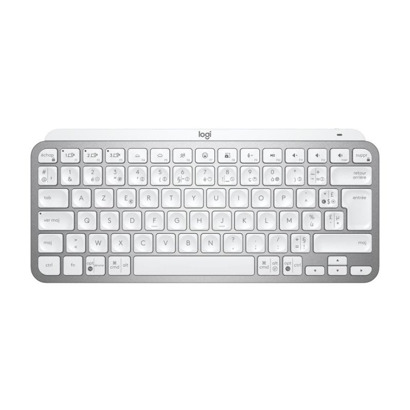 Teclado Logitech MX Keys Mini sans fil compact AZERTY rétroéclairé Français