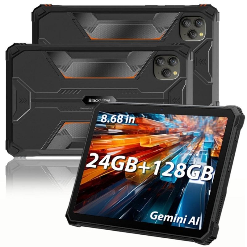 Blackview Active 5 Tablette PC Android robuste Unisoc T615 Octa core 8 68 pouces 8 Go + 6600 mAh 4G 8 Go + / - vue 2