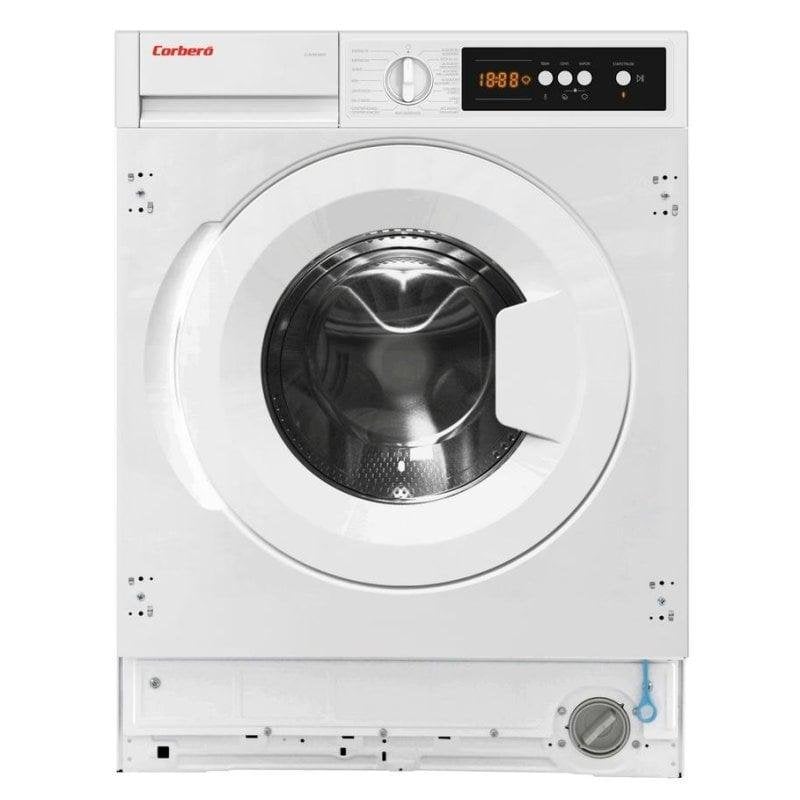 Lavadora integrable Corberó CLAV8424INT 8 kg 1330 rpm clase A Inverter blanca
