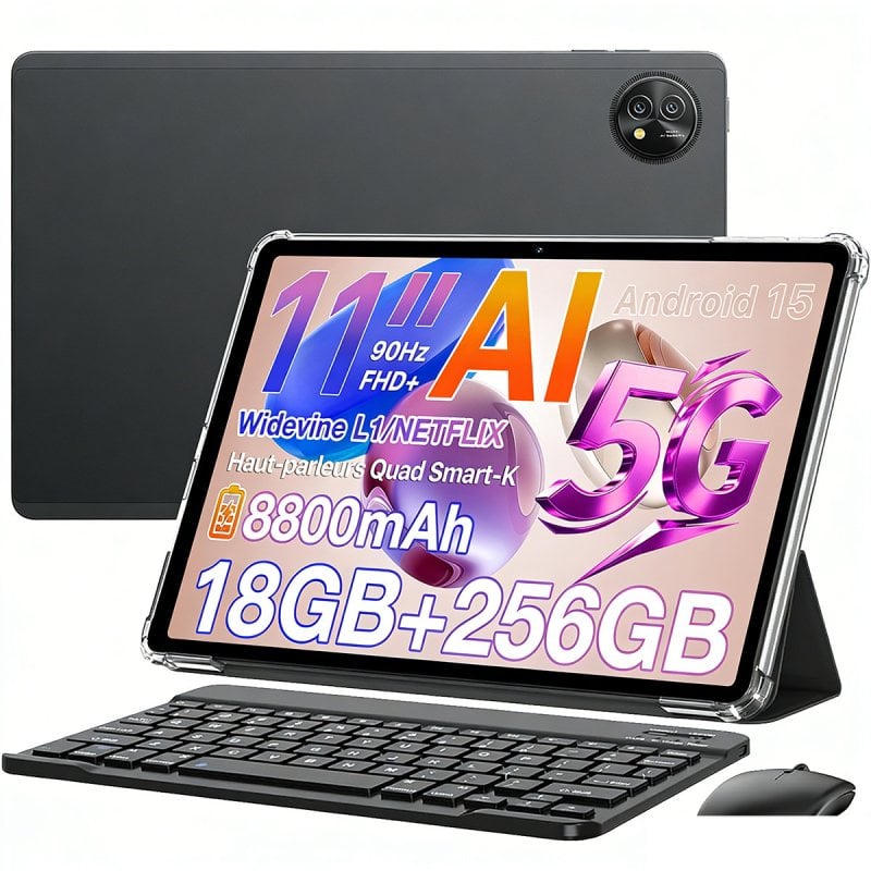 Tablet Blackview Zeno 10 5G 11" 8GB 256GB Preto