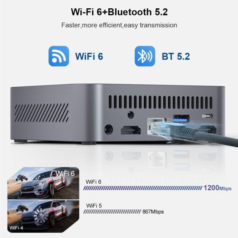 Ninkear M7 Mini PC AMD Ryzen 5 7430U 16GB 512GB SSD Windows 11 Pro
