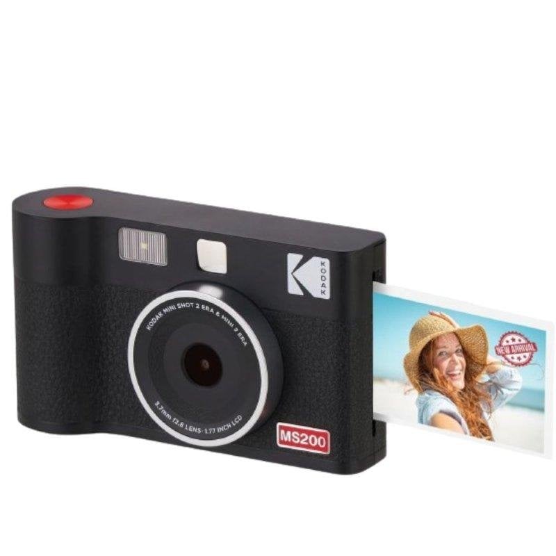 Impresora portátil Kodak MS200 Negro inalámbrica fotos 2,1x3,4 resistente