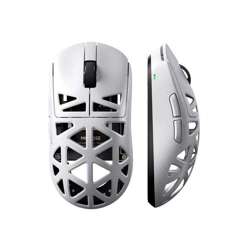 Mouse MCHOSE A7X Ultra Wireless Bluetooth USB-C 42000 DPI Bianco 7 Pulsanti Ultra-leggero