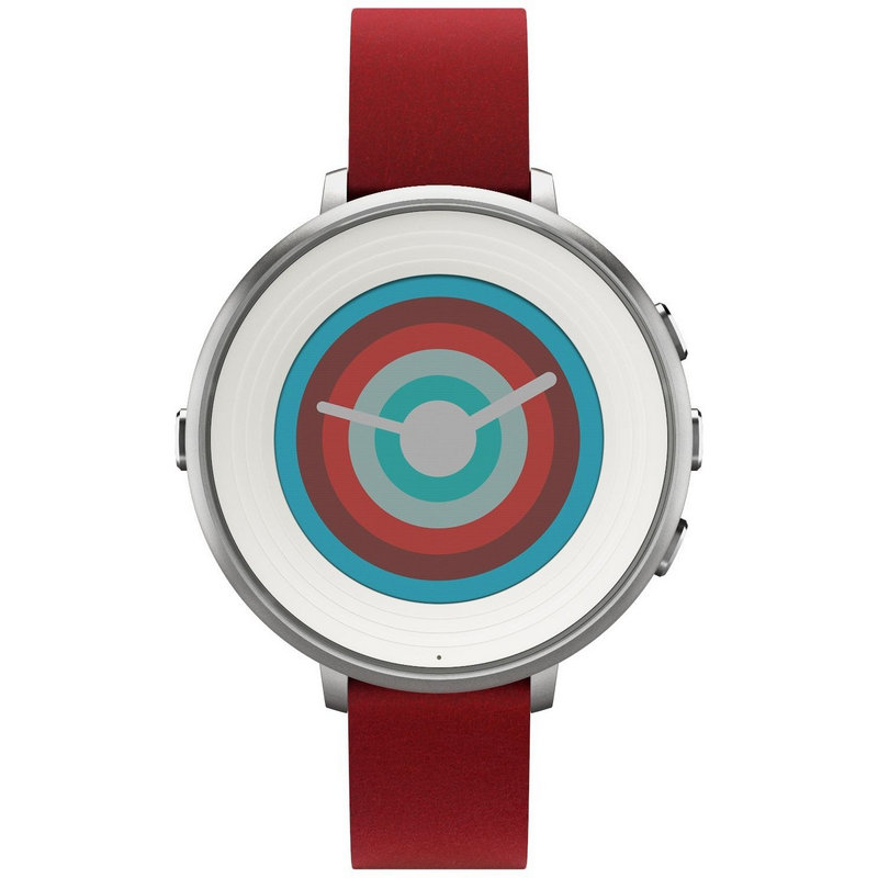 pebble time round 14mm smartwatch