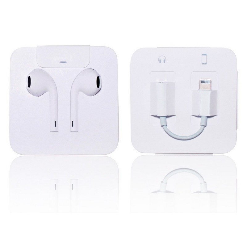 Apple Lightning Auriculares para Iphone 7 y Iphone 7 Plus + Auriculares Manos Libres Original Lightning para iPhone 7, 7
