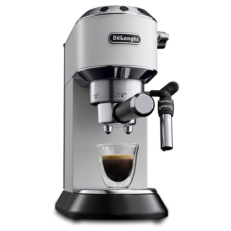 DeLonghi Dedica EC685.W Cafetera de Espresso Blanca