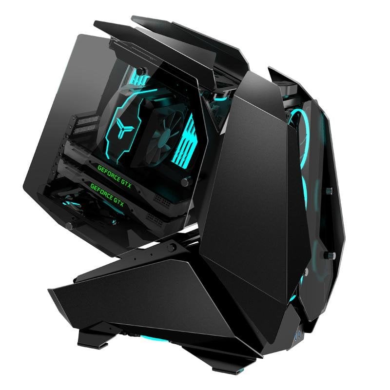 Caja PC Jonsbo MOD-5 Negra mid tower aluminio y cristal templado