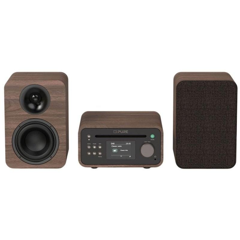 Microchaîne Pure Classic Stereo Mini 40W RMS Bluetooth 5.3 CD FM DAB+ Télécommande