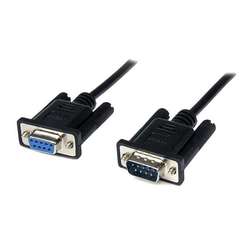 Cable serie Startech SCNM9FM2MBK DB9 macho a hembra blindado 2 m negro
