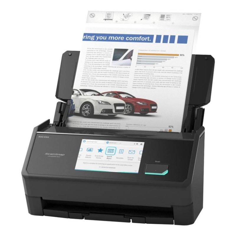 Scanner Ricoh ScanSnap IX2500 Schwarz A4 600x600 DPI 45ppm Wi-Fi